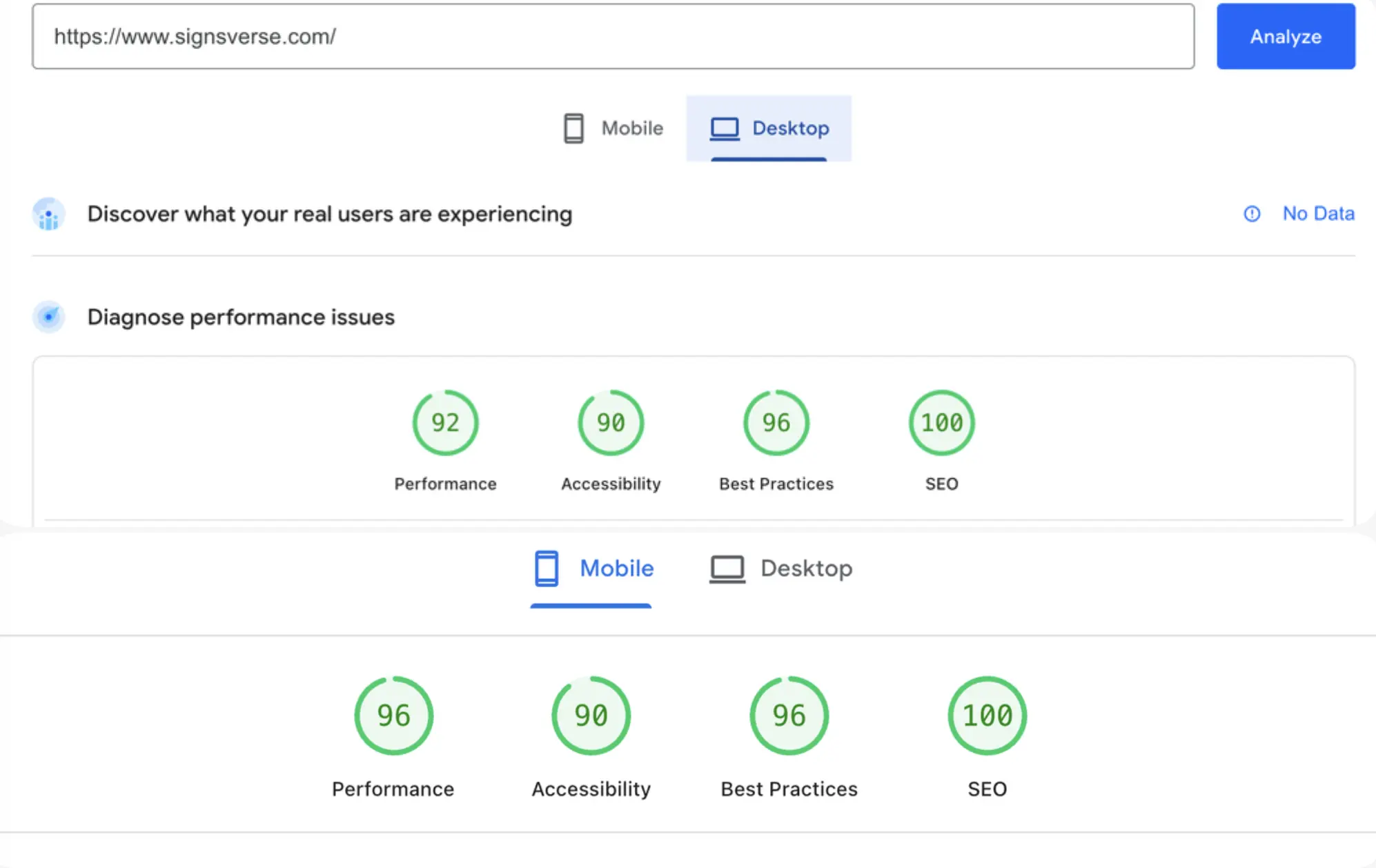 Website optimization showcase by one of the top digital marketing agencies in Pakistan