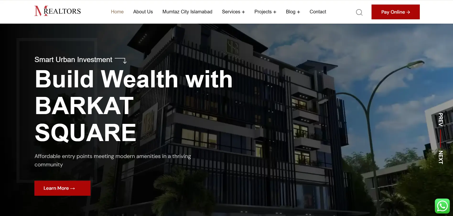 Modern website development project by one of the top digital marketing agencies in Pakistan