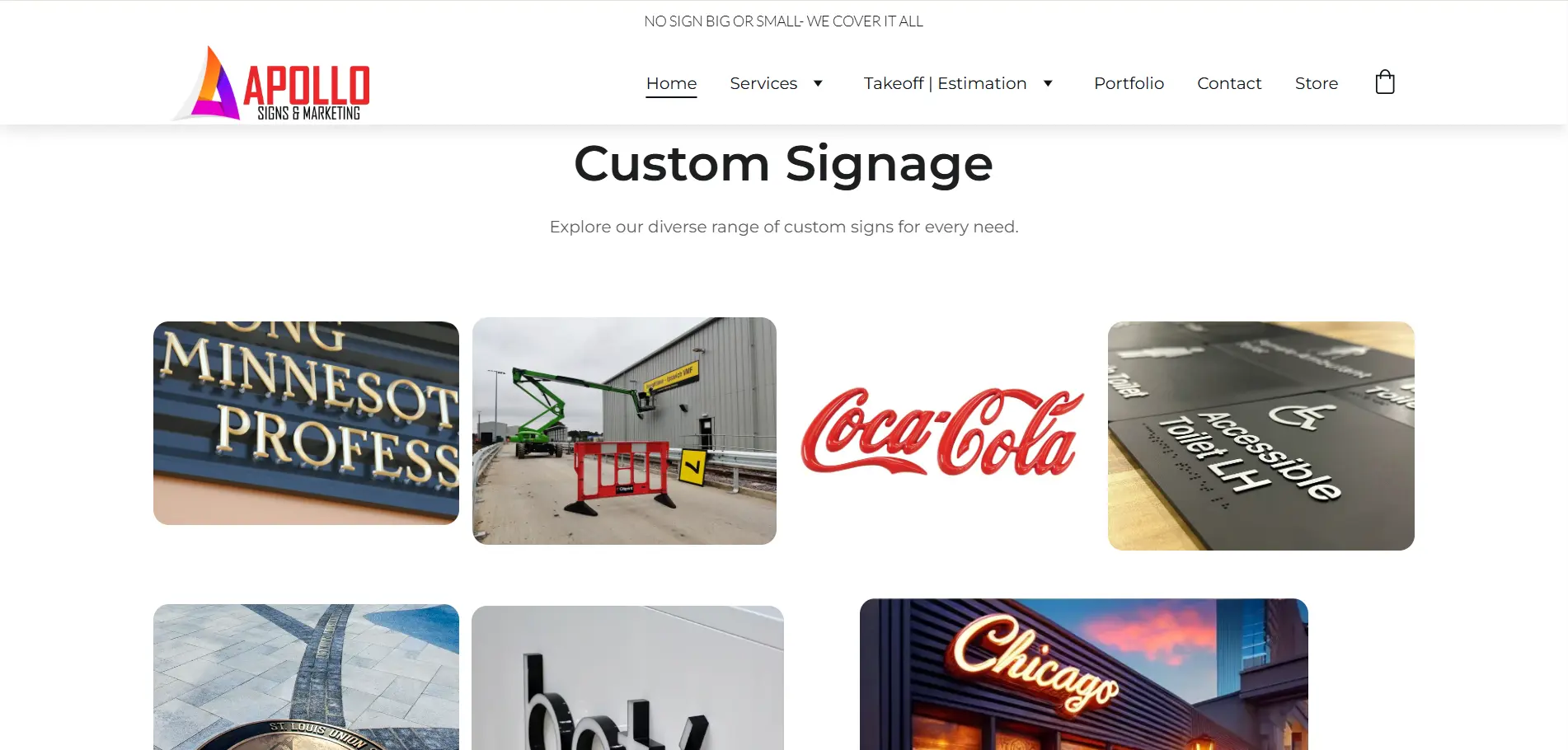 Responsive website design from digital marketing portfolio project
