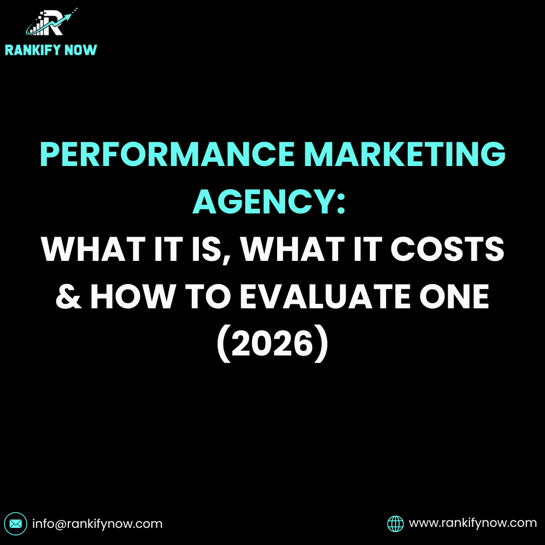 Performance marketing agency dashboard showing cost-per-acquisition and ROAS across paid channels
